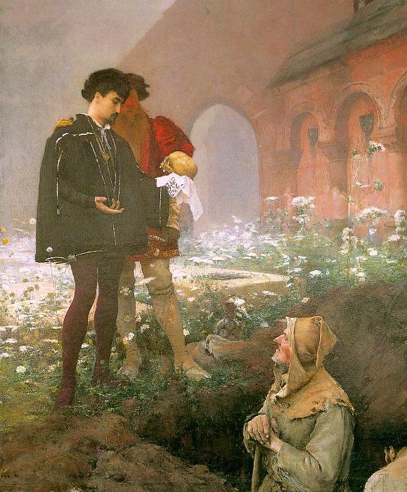 Pascal Adolphe Jean Dagnan-Bouveret Hamlet and the Grave Diggers Spain oil painting art